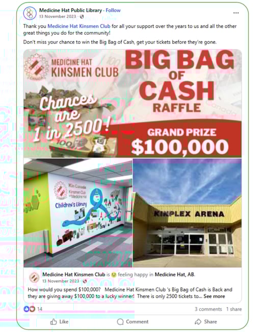 Red Deer Kinsmen Club Big Bag of Cash reshare-1